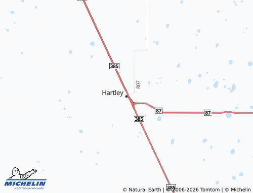 Mappa MICHELIN Hartley - ViaMichelin