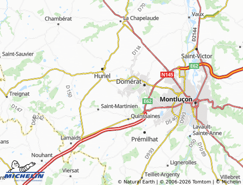 MICHELIN Beaumont map - ViaMichelin