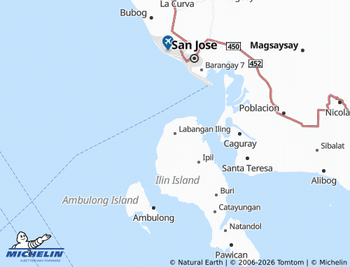 Mappa MICHELIN Labangan Iling - ViaMichelin