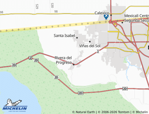 Carte MICHELIN Ribera Progreso - ViaMichelin