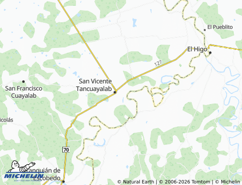 MICHELIN-Landkarte Valle Alto - ViaMichelin