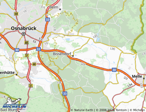 MICHELIN Bissendorf map - ViaMichelin