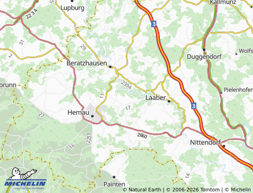 MICHELIN Klapfenberg map - ViaMichelin