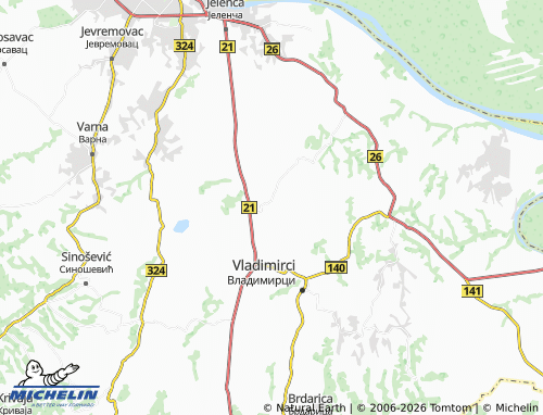 Carte MICHELIN Riđake - ViaMichelin