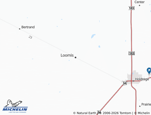 Mapa MICHELIN Loomis - ViaMichelin