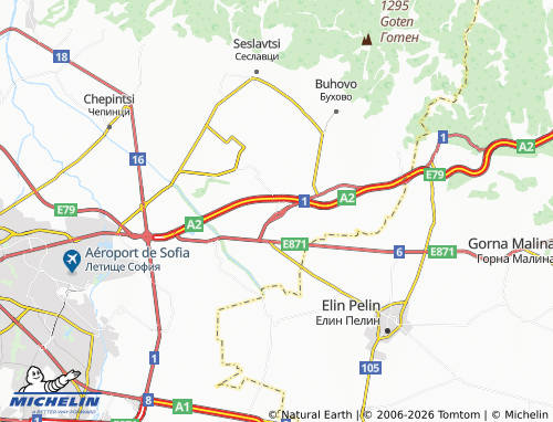 Mapa MICHELIN Gorni Bogrov - ViaMichelin