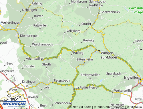 Mapa MICHELIN Puberg - ViaMichelin