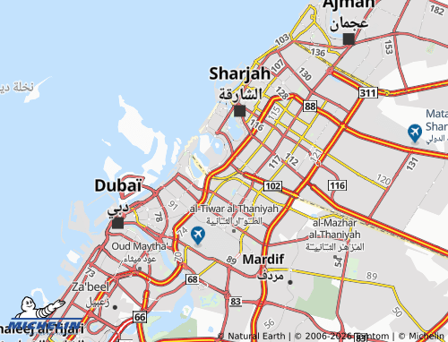 Carte MICHELIN Hay al-Nahdah - ViaMichelin