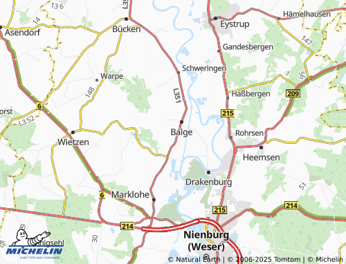 Carte MICHELIN Holzbalge - ViaMichelin