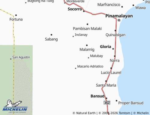 MICHELIN Mirayan map - ViaMichelin