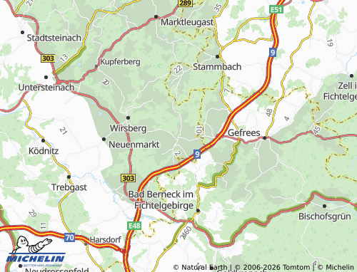 Mappa MICHELIN Marktschorgast - ViaMichelin