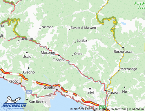 Mapa MICHELIN Orero - ViaMichelin