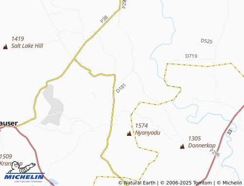 MICHELIN Dorset map - ViaMichelin