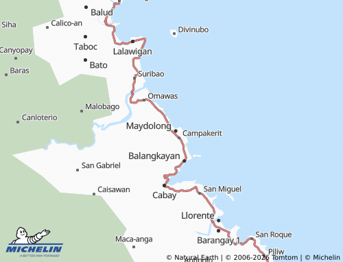 MICHELIN Barangay Poblacion 7 map - ViaMichelin