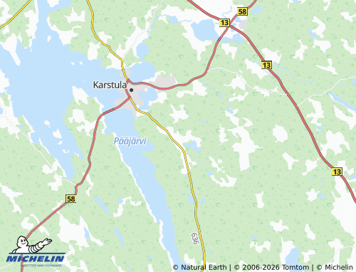 MICHELIN Sydänmaankylä map - ViaMichelin