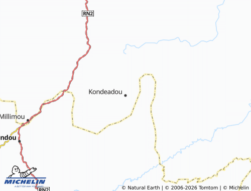 Mappa MICHELIN Kondeadou - ViaMichelin
