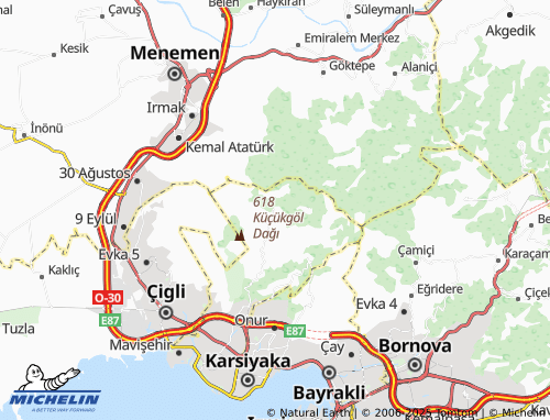 MICHELIN Yamanlar map - ViaMichelin