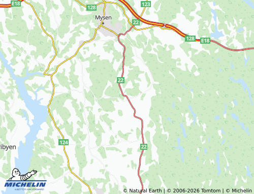 Mappa MICHELIN Trømborg - ViaMichelin