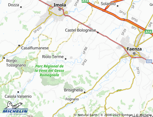 MICHELIN Cuffiano map - ViaMichelin