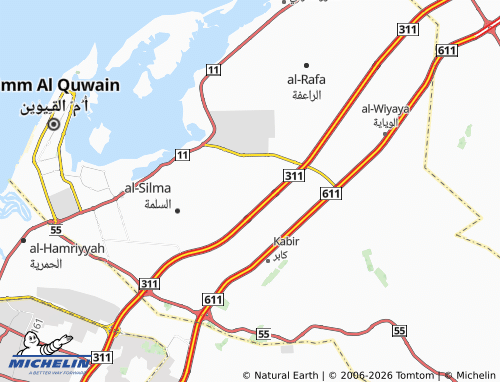 MICHELIN Al Atheb map - ViaMichelin