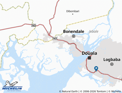 MICHELIN Bodjongo map - ViaMichelin