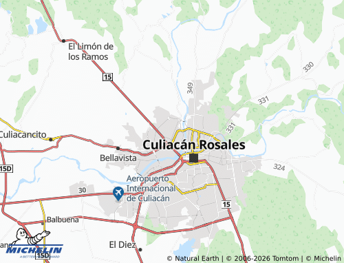 Mapa MICHELIN Brisas del Humaya - ViaMichelin