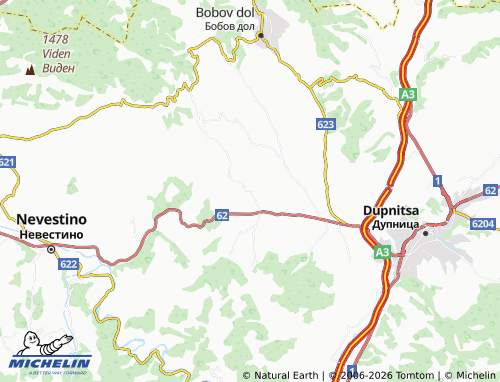 MICHELIN Panicharevo map - ViaMichelin