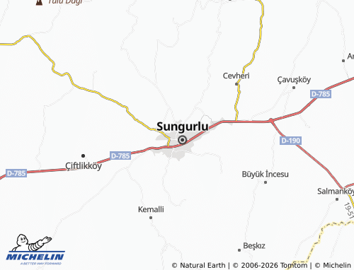 MICHELIN Turan map - ViaMichelin