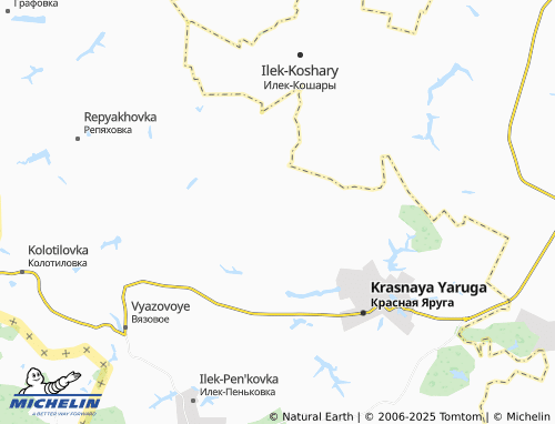 MICHELIN Vyazovskoy map - ViaMichelin
