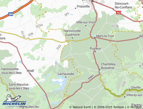 MICHELIN Sponville map - ViaMichelin
