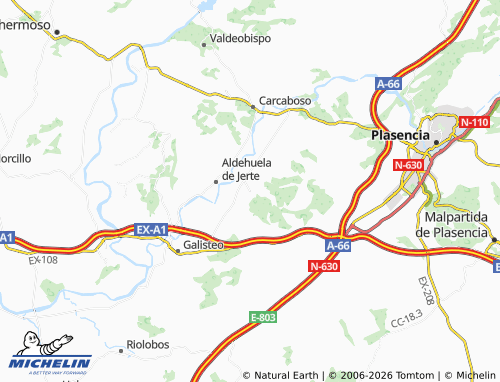 Mapa MICHELIN Pradochano - ViaMichelin