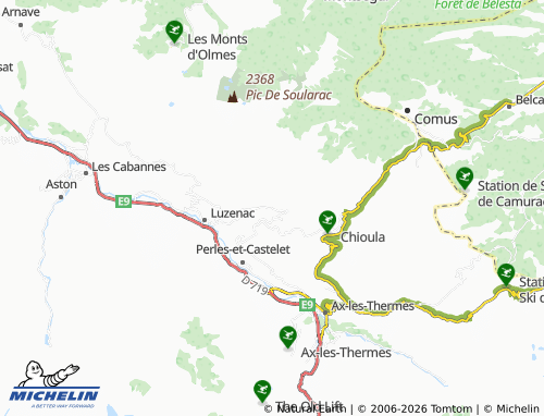 Kaart MICHELIN Caussou - ViaMichelin