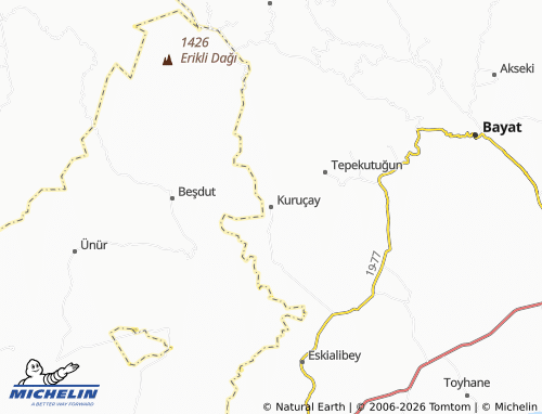 MICHELIN Kuruçay map - ViaMichelin