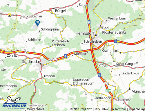MICHELIN Mörsdorf map - ViaMichelin