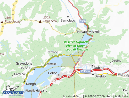 MICHELIN Bugiallo map - ViaMichelin