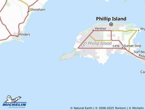 MICHELIN Summerlands map - ViaMichelin