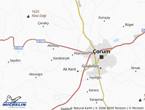 Mappa MICHELIN Köprüalan - ViaMichelin