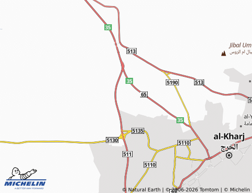 MICHELIN-Landkarte al-Afjih - ViaMichelin