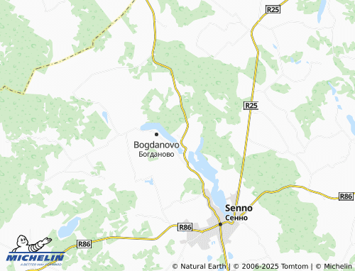 MICHELIN Krasnyy Luch map - ViaMichelin