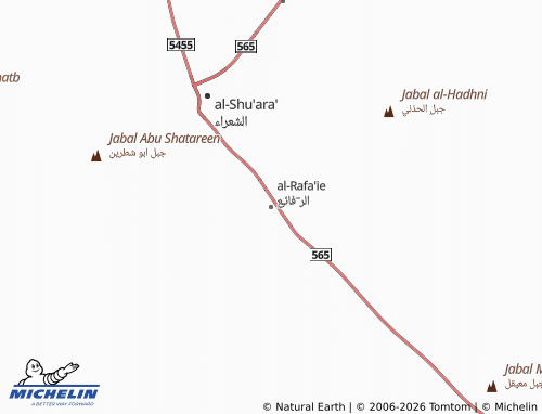 Carte MICHELIN al-Rafa'ie - ViaMichelin