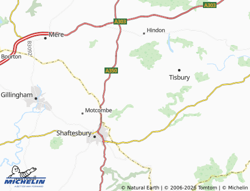 Carte MICHELIN Semley - ViaMichelin