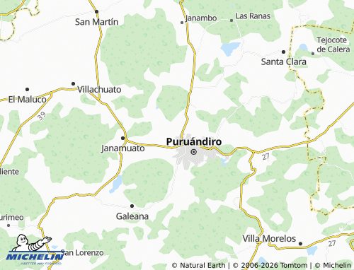 MICHELIN Benito Juárez map - ViaMichelin