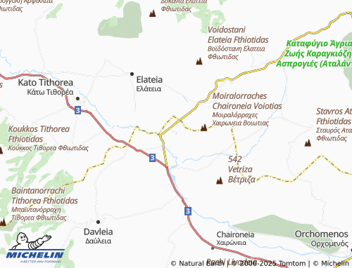 Carte MICHELIN Profitis Ilias - ViaMichelin