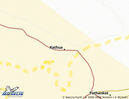 Carte MICHELIN Kathua - ViaMichelin