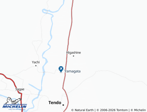 Mappa MICHELIN Higashine - ViaMichelin