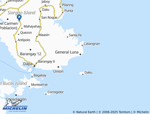 MICHELIN Poblacion 1 map - ViaMichelin