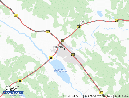 Carte MICHELIN Nivala - ViaMichelin