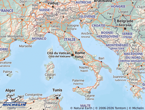 Mapa MICHELIN Itália - ViaMichelin