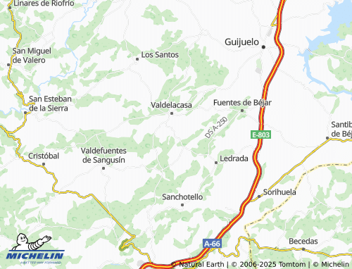 MICHELIN San Medel map - ViaMichelin