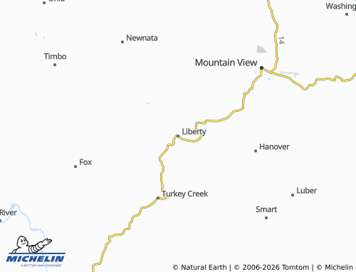 Carte MICHELIN Liberty - ViaMichelin